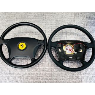 フェラーリ(Ferrari)のひとし様専用　フェラーリF355純正ステアリング2本セット　エアバッグ付き(車種別パーツ)