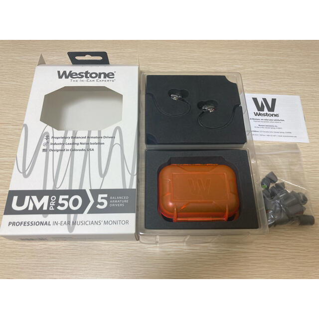 westone UM PRO 50（ケーブルに訳あり）