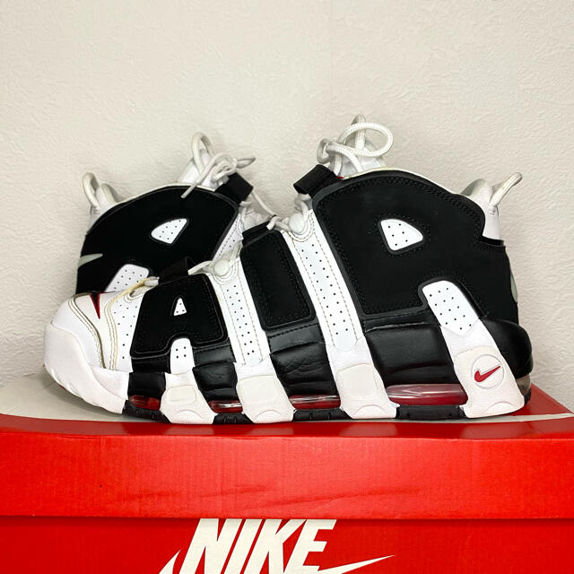 NIKE(ナイキ)の美品 NIKE AIR MORE UPTEMPO モアテン ゼブラ 29.5cm メンズの靴/シューズ(スニーカー)の商品写真