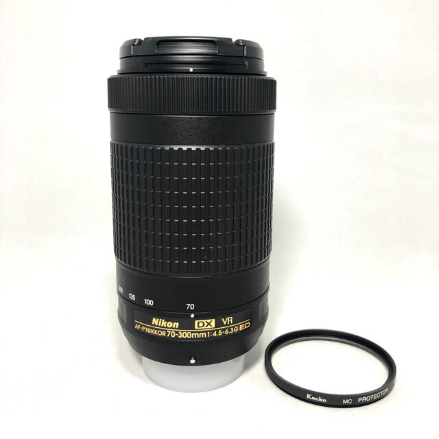 Nikon(ニコン)のNikon AF-P DX 70-300 f/4.5-6.3G ED VR 美品 スマホ/家電/カメラのカメラ(レンズ(ズーム))の商品写真