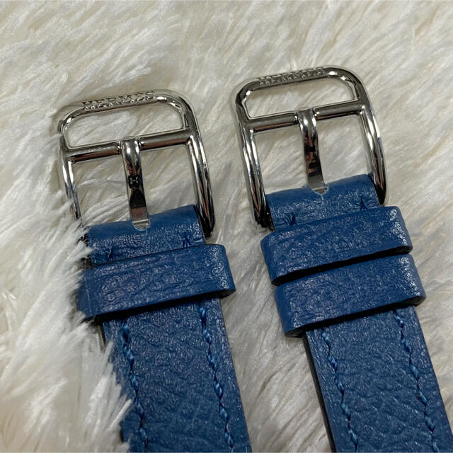 Hermes(エルメス)の廃盤レア エルメス アップルウォッチ ダブルバックル ベルト メンズの時計(レザーベルト)の商品写真