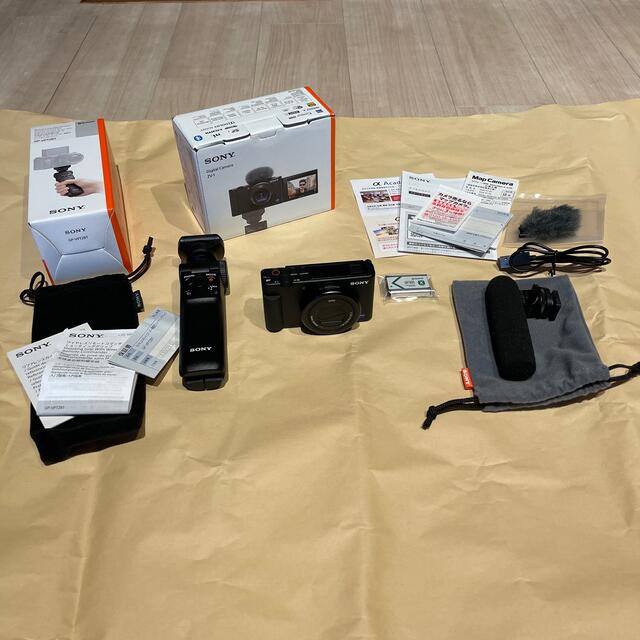 SONY - Vlogカメラ zv-1 総額11万超シューティンググリップ＋ショットガンマイク