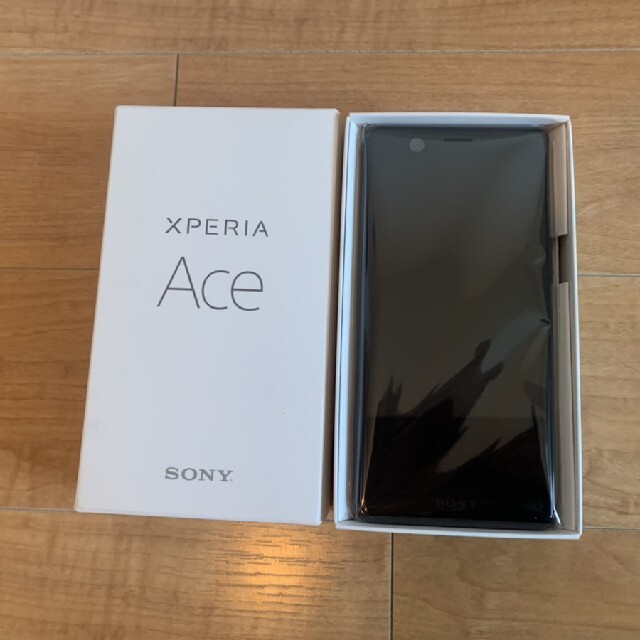 【新品未使用】XPERIA Ace simフリー ブラックスマートフォン本体