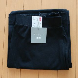 ユニクロ(UNIQLO)のエアリズムコットンスリットスカート　ブラック　L　mame(ロングスカート)