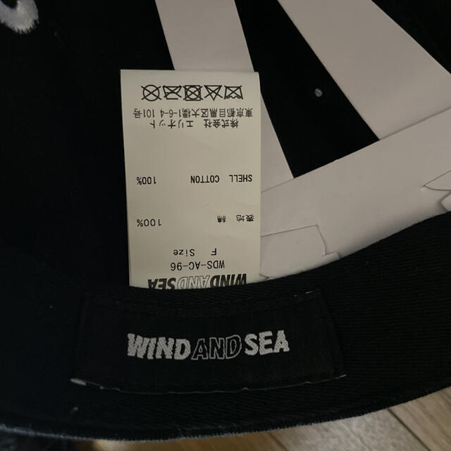 SEA(シー)のウィンダンシー WINDANDSEA キャップ 黒 メンズの帽子(キャップ)の商品写真