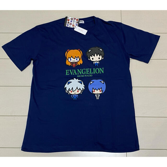 サンリオ(サンリオ)のエヴァンゲリオン ミクロマクロ  サンリオ　半袖Tシャツ　LL メンズのトップス(Tシャツ/カットソー(半袖/袖なし))の商品写真