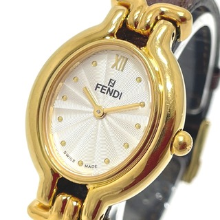 フェンディ(FENDI)のフェンディ FENDI チェンジベルト 5色 640L クオーツ 腕時計 SS マルチカラー×ゴールド金具(腕時計)