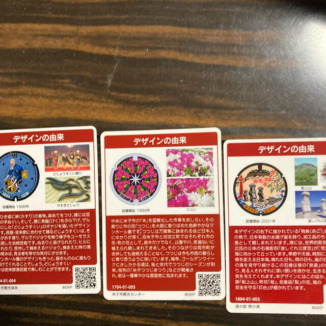 鳥取　米子　安来　琴浦　マンホールカード エンタメ/ホビーのトレーディングカード(その他)の商品写真