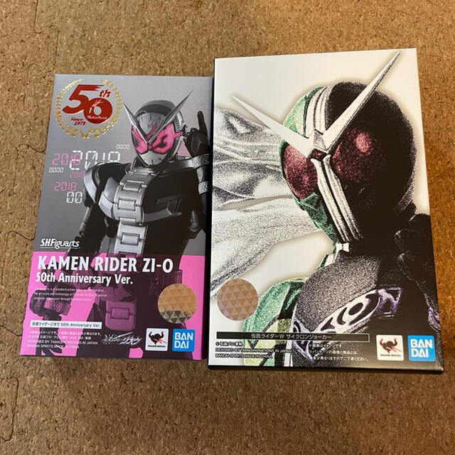 新品即日発送　仮面ライダーW サイクロンジョーカー＆仮面ライダージオウフィギュア