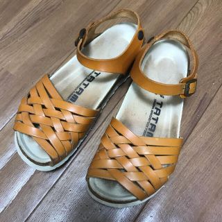 ビルケンシュトック(BIRKENSTOCK)の【bud様専用】ビルケンシュトック　タタミ　サンダル　サイズ37(サンダル)