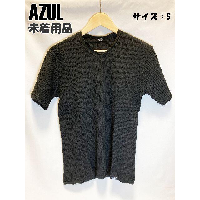 AZUL by moussy(アズールバイマウジー)のAZUL　アズール　Tシャツ　ブラック　メンズ　S メンズのトップス(Tシャツ/カットソー(半袖/袖なし))の商品写真