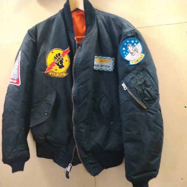 MA1 Flight jacket ブラック