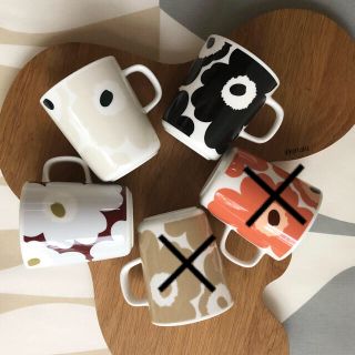 マリメッコ(marimekko)のひー様専用 新品 3個 marimekko UNIKKO ウニッコ マグカップ(食器)