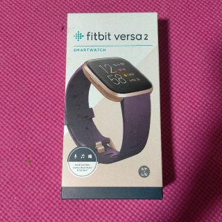 fitbit versa 2　中古品　スマートウォッチ(腕時計(デジタル))