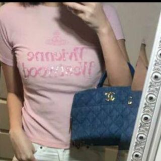 ヴィヴィアンウエストウッド(Vivienne Westwood)のヴィヴィアン・ウエストウッド オーブ ピンク シャツ(Tシャツ(半袖/袖なし))