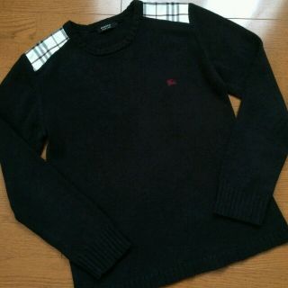 バーバリー(BURBERRY)の美品 BURBERRY BLACK LABEL バーバリー ニット セーター 2(ニット/セーター)