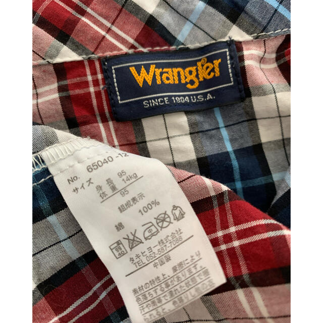 Wrangler(ラングラー)のWrangler/チェックシャツ キッズ/ベビー/マタニティのキッズ服男の子用(90cm~)(カーディガン)の商品写真
