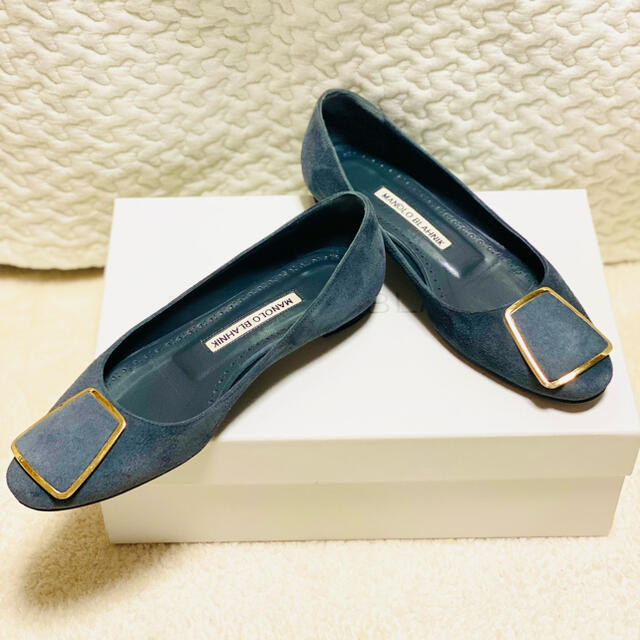 MANOLO BLAHNIK フラットパンプス 5