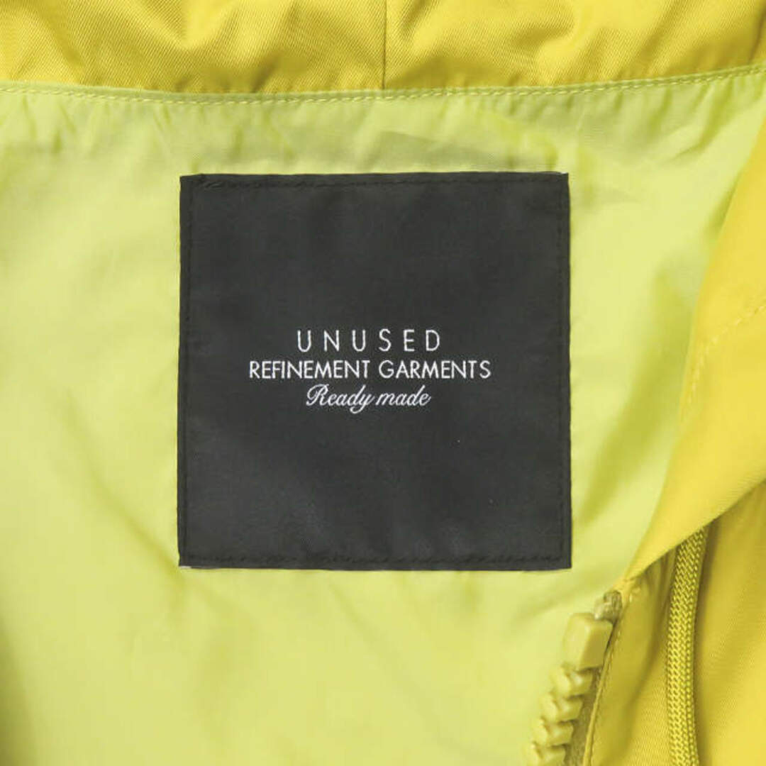 UNUSED アンユーズド 19SS 日本製 Anorak Jacket アノラックジャケット US1559 3 イエロー パーカー プルオーバー  アウター【中古】【UNUSED】