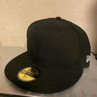 ニューエラー(NEW ERA)の59FIFTY ベーシック ブラック ホワイトフラッグ(キャップ)