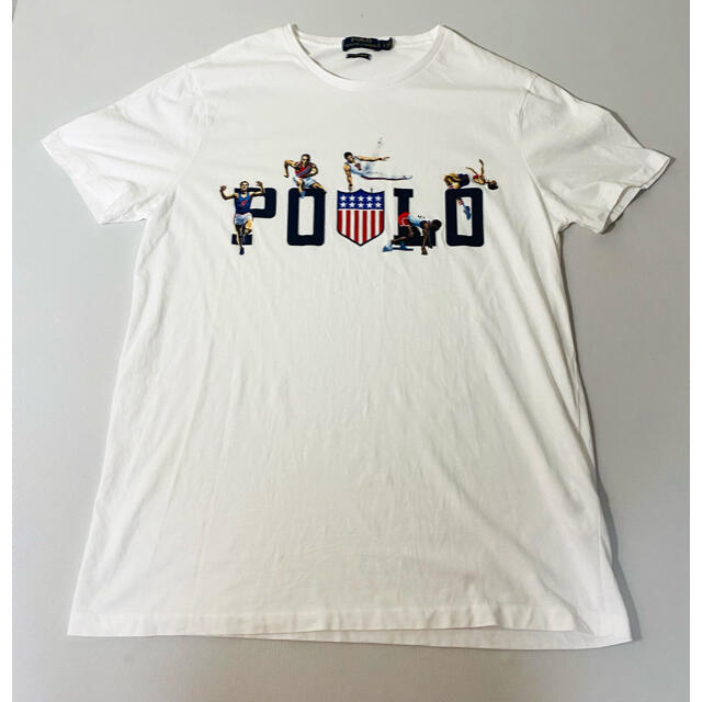 POLO RALPH LAUREN(ポロラルフローレン)のpolo ralph lauren tシャツ オリンピック　ポロ　tシャツ L メンズのトップス(Tシャツ/カットソー(半袖/袖なし))の商品写真