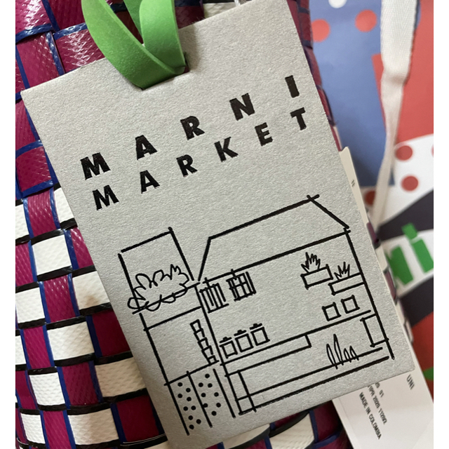 Marni(マルニ)のマルニマーケット　バッグ レディースのバッグ(かごバッグ/ストローバッグ)の商品写真