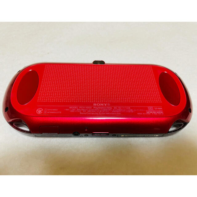 PlayStation Vita(プレイステーションヴィータ)のPSVita PCH-1000 ZA03 コスミックレッド 動作良好 エンタメ/ホビーのゲームソフト/ゲーム機本体(家庭用ゲーム機本体)の商品写真