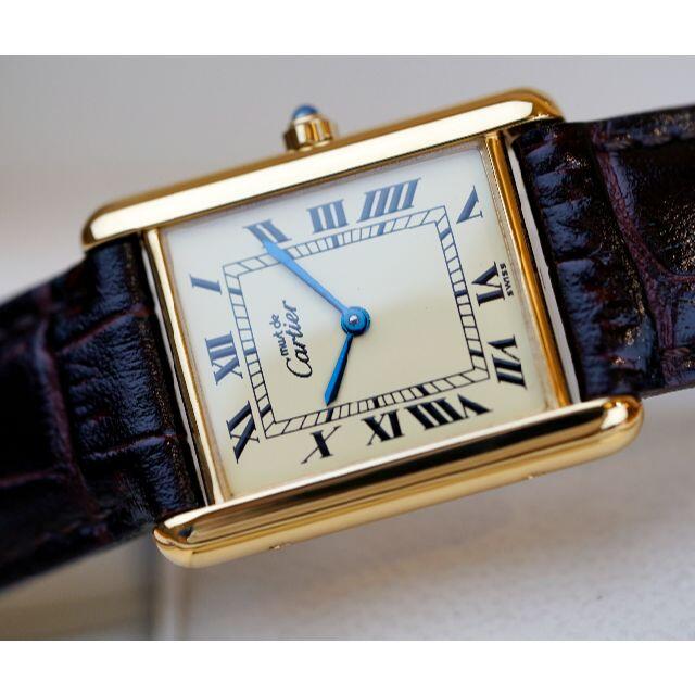 Cartier(カルティエ)の専用 カルティエ マスト タンク アイボリー ローマン LM Cartier メンズの時計(腕時計(アナログ))の商品写真