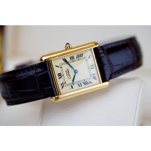 Cartier(カルティエ)の専用 カルティエ マスト タンク アイボリー ローマン LM Cartier メンズの時計(腕時計(アナログ))の商品写真