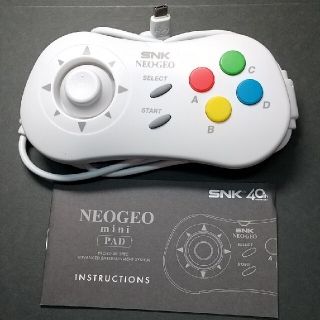 NEOGEO - SNK NEOGEO MINI 本体＋NEOGEO MINI PADの通販 by のぶっち's ...