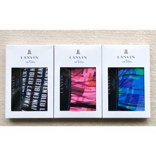 ランバンオンブルー(LANVIN en Bleu)のLANVIN en Bleu ボクサーパンツ Ｌサイズ ローライズ3枚(ボクサーパンツ)