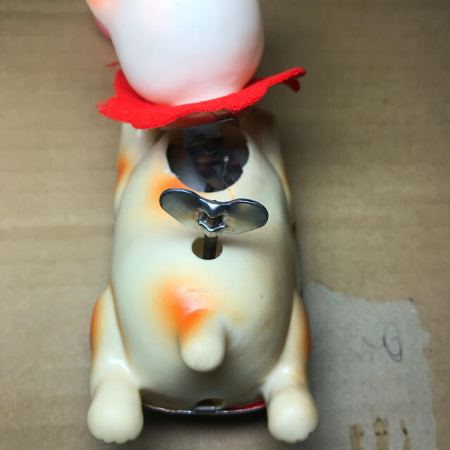 ゼンマイでうごく たまねこ レトロ玩具 昭和レトロ 駄菓子屋 ゼンマイでうごく たまねこ レトロ玩具 昭和レトロ 駄菓子屋