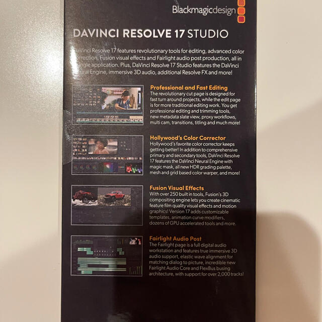 DaVinci Resolve studio 17  スマホ/家電/カメラのPC/タブレット(PC周辺機器)の商品写真