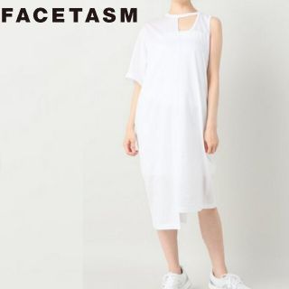 ファセッタズム(FACETASM)のFACETASM/アシンメトリーTシャツワンピース/ファセッタズム(ロングワンピース/マキシワンピース)