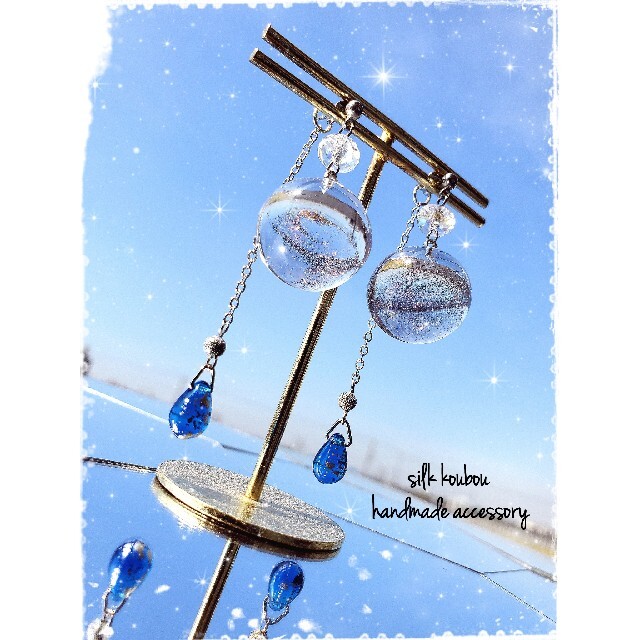 2WAY Water dropピアス✩.*˚