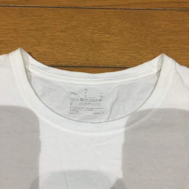MUJI (無印良品)(ムジルシリョウヒン)のMUJI 無印良品　半袖Tシャツ　白　Lサイズ レディースのトップス(Tシャツ(半袖/袖なし))の商品写真
