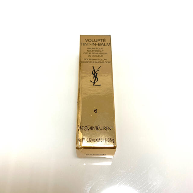 Yves Saint Laurent Beaute(イヴサンローランボーテ)の🉐すぐ完売する大人気のイヴ・サンローラン　ヴォリュプテティントインバームN°6 コスメ/美容のベースメイク/化粧品(口紅)の商品写真