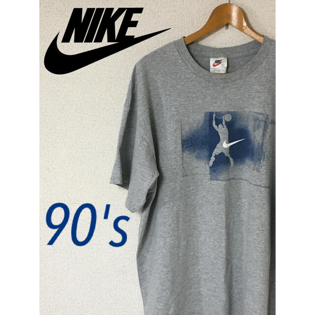 NIKE(ナイキ)の白タグ　銀タグ　ビッグシルエット　ボックスシルエット　90's  グレー　灰色 メンズのトップス(Tシャツ/カットソー(半袖/袖なし))の商品写真