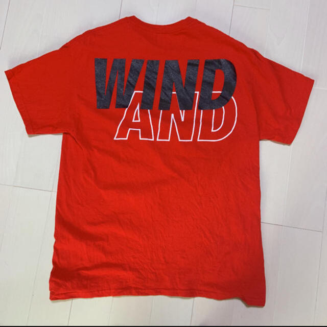 WIND AND SEA Tシャツ 赤 L レッド ウィンダンシー キムタク