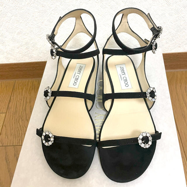 JIMMY CHOO(ジミーチュウ)の【正規品】ジミーチュウ☆サンダル☆マノロ、ルブタン、ロジェヴィヴィエ、Dior レディースの靴/シューズ(サンダル)の商品写真