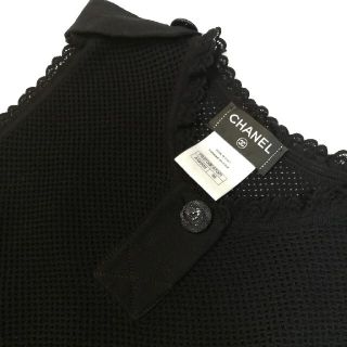 シャネル(CHANEL)のシャネル　ニットワンピース　38万　未使用(ひざ丈ワンピース)