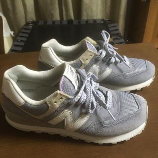 ニューバランス(New Balance)のニューバランスWL574ESV  25.5cm(スニーカー)