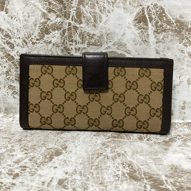 Gucci(グッチ)のGUCCI グッチ　長財布 Wホック GG柄 レディースのファッション小物(財布)の商品写真