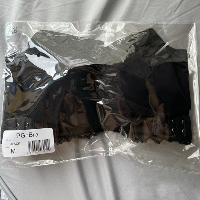 PGブラ　Mサイズ　ブラック　 レディースの下着/アンダーウェア(ブラ)の商品写真