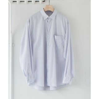 コモリ(COMOLI)のcomoli ポプリンシャツ　チェック　サイズ2 タグ付き新品(シャツ)