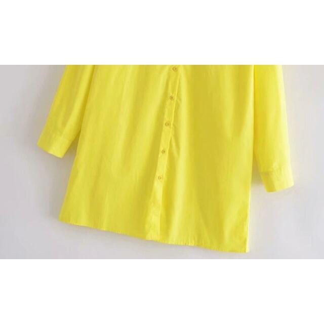 ????7月新作????4695◆yellow イエロー ベーシック ロング シャツ