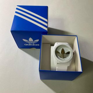 アディダス(adidas)のadidas アディダス watch 時計 白 金(その他)