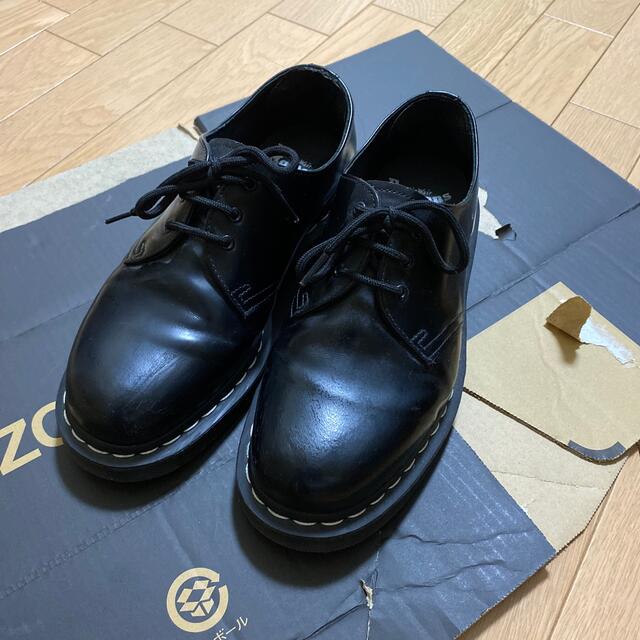 Dr.Martens ドクターマーチン 3ホール 白ステッチメンズ