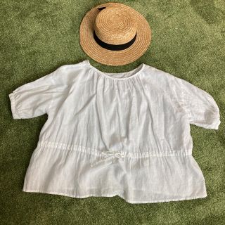 ネストローブ(nest Robe)の ネストローブ  リネンバックドロストブラウス(シャツ/ブラウス(半袖/袖なし))