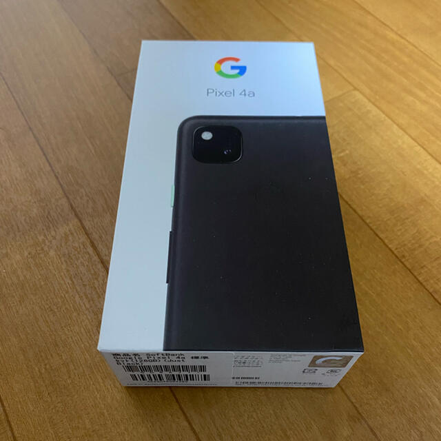 新しく着き Pixel Black 4a(128GB) softbank Just Black SIM